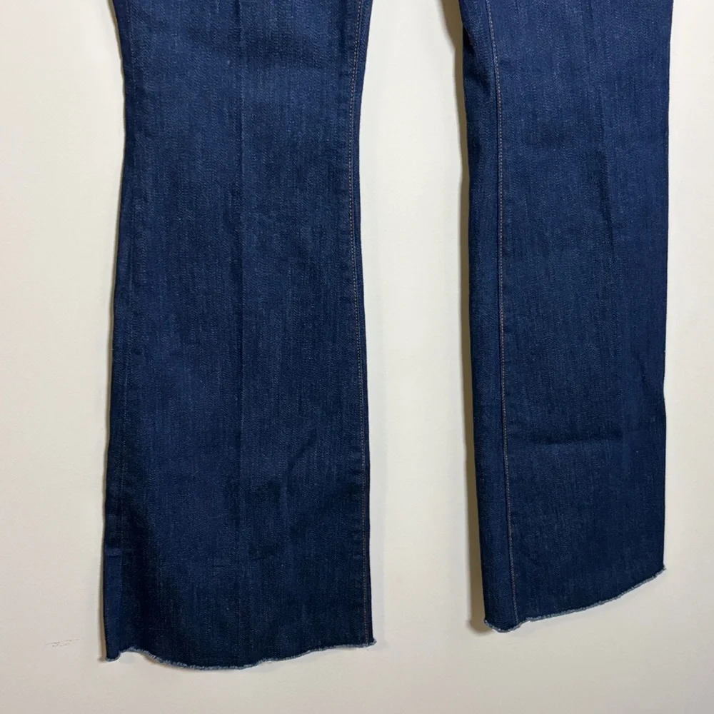 Frank and Eileen Flannigan Jean Clean Rinse Dark Wash Italian Power Denim 27 NEW